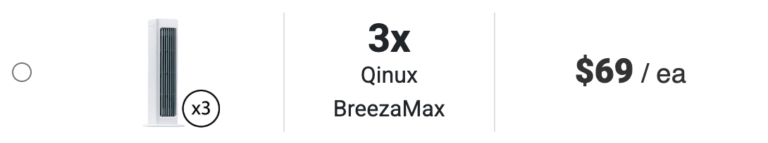 Qinux BreezaMax 50% Discount For Triple Package